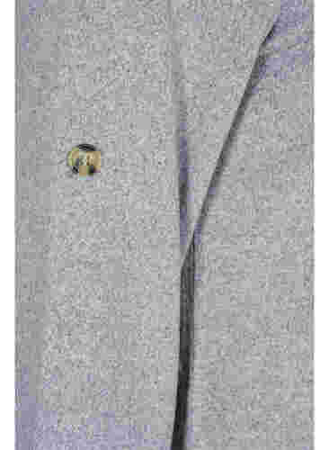 Bluse mit Knöpfen und 3/4-Ärmeln, Ivy Green Melange, Packshot image number 3