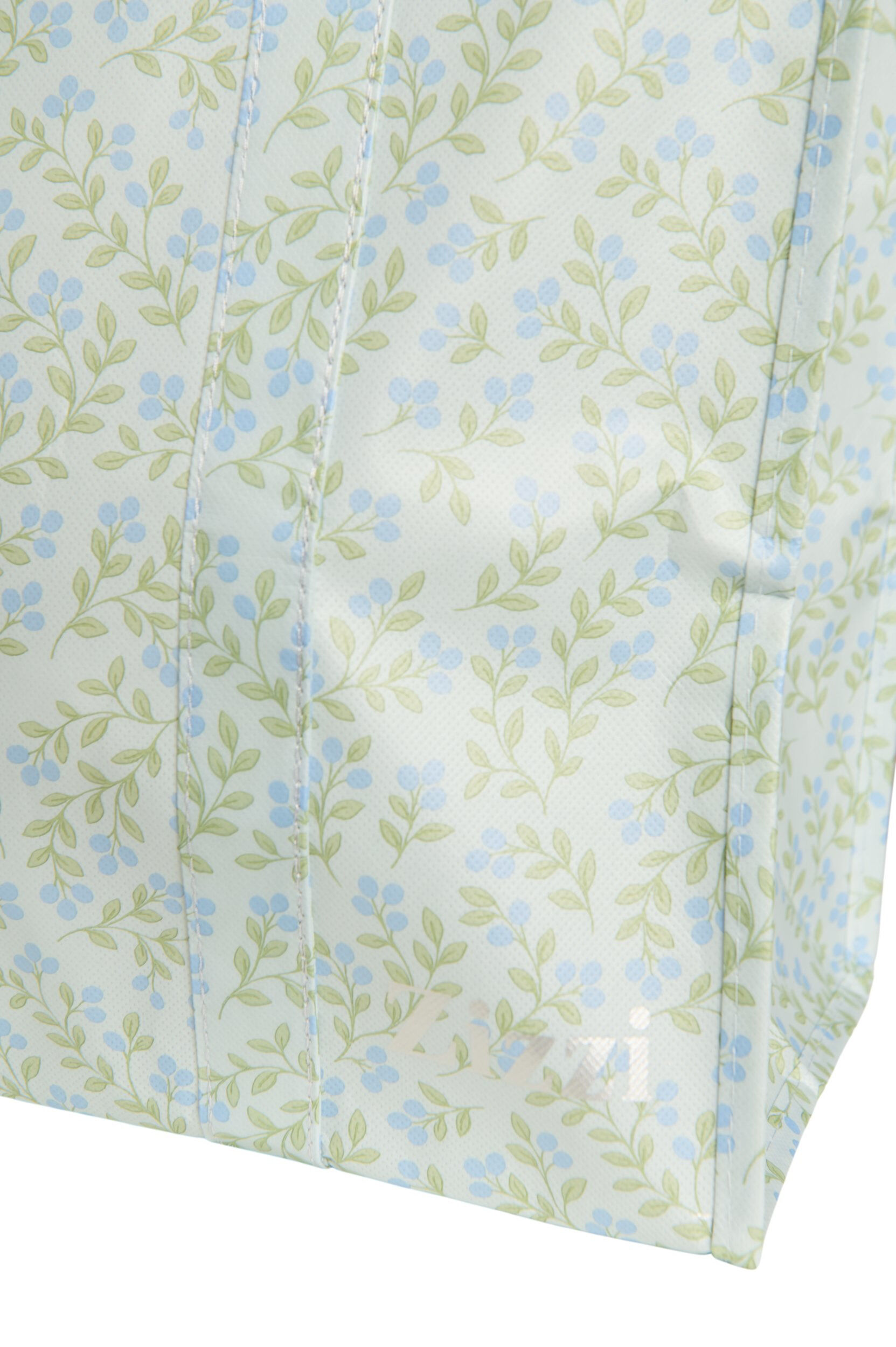 ZizziEinkaufstasche mit Rei&szlig;verschluss, Blau, Packshot image number 2