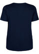 T-Shirt aus Baumwolle mit Textaufdruck, Navy B. Orlando, Packshot image number 1