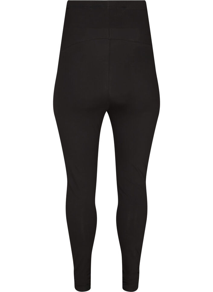 Umstandsleggings aus Baumwolle, Black, Packshot image number 1