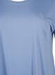 Unifarbenes T-Shirt fürs Training, Blau, Packshot image number 2