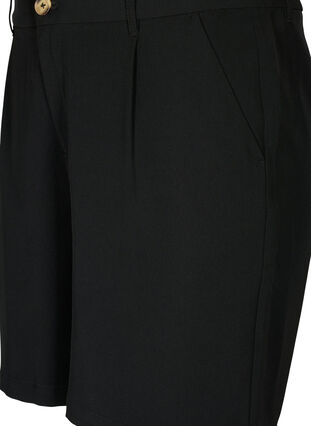 Bermuda-Shorts mit hoher Taille, Black, Packshot image number 2