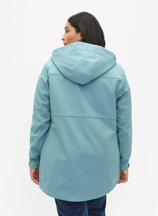 Kurze Softshell-Jacke mit Taschen, Arctic, Model image number 1