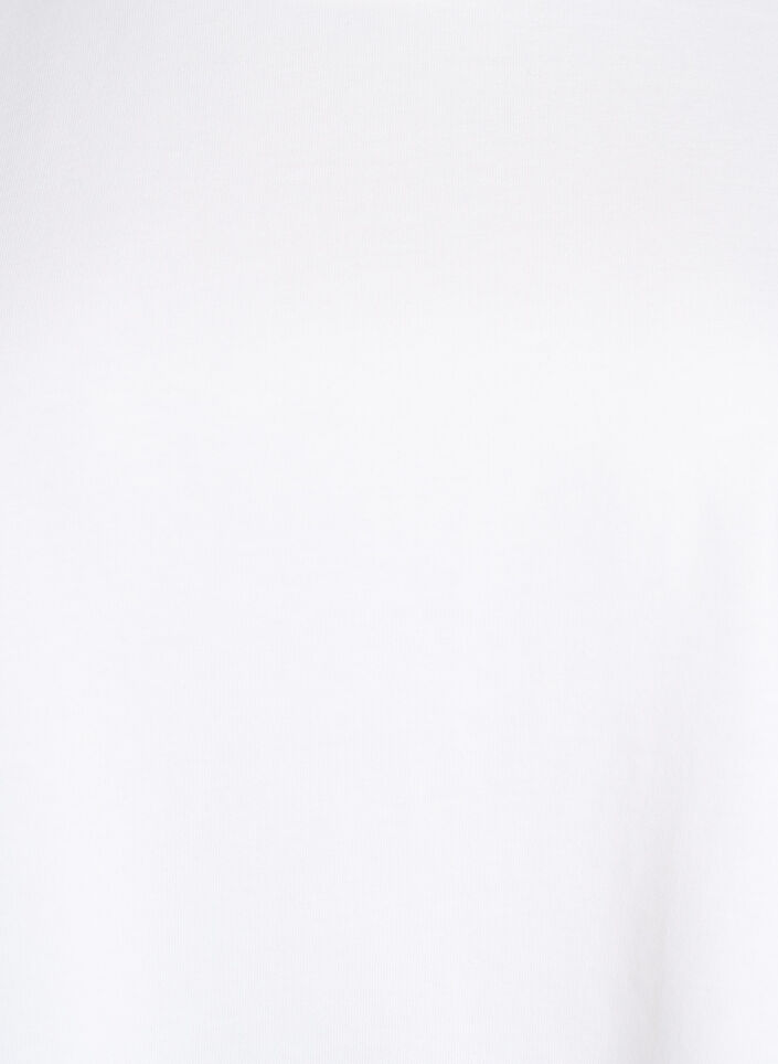 Boxy Baumwoll-T-Shirt, Weiß, Packshot image number 2