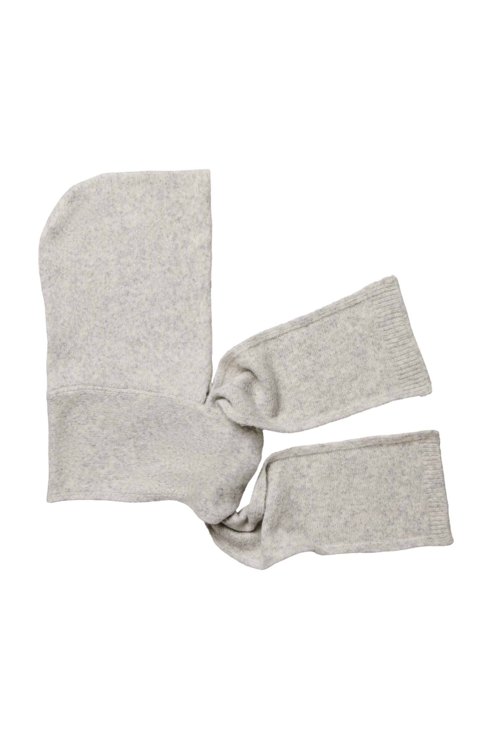 Strickschal mit Kapuze