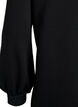 Kurzes Kleid aus Sweat mit Ballon&auml;rmeln, Schwarz, Packshot image number 3