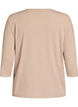 Bluse aus Jersey mit 3/4-&Auml;rmeln, Beige, Packshot image number 1