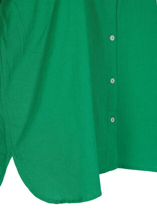 Bluse mit 3/4-Ärmeln und Knöpfen, Jolly Green, Packshot image number 3