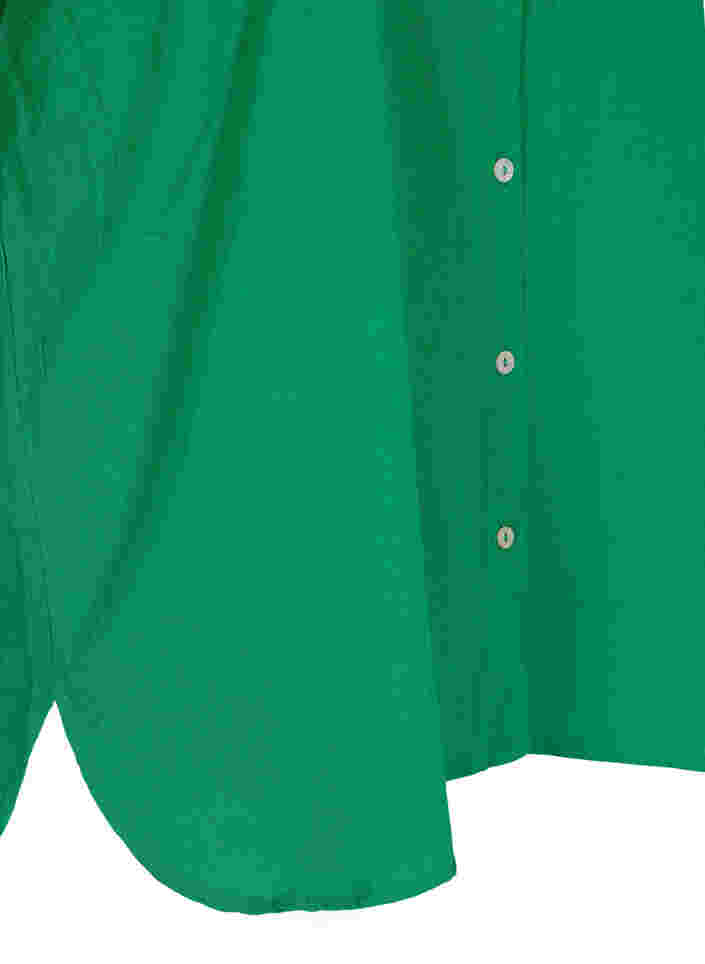 Bluse mit 3/4-Ärmeln und Knöpfen, Jolly Green, Packshot image number 3