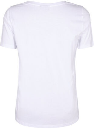 Baumwoll-T-Shirt mit Motiv, B. White w. Face, Packshot image number 1