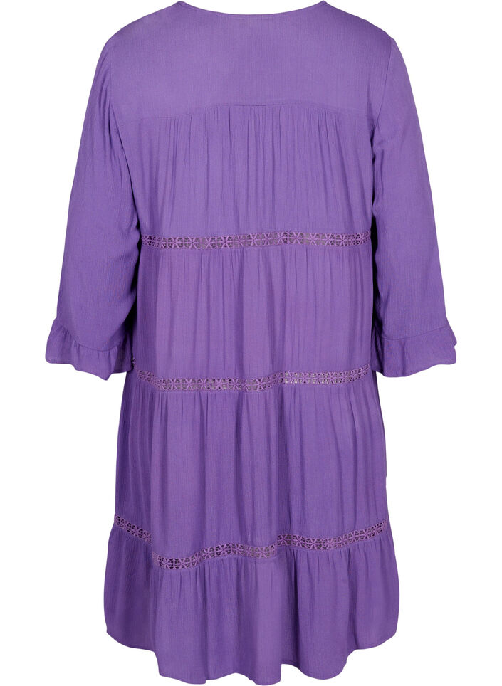 Viskose Strandkleid, Royal Lilac, Packshot image number 1
