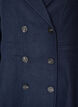 A-line wool coat with pockets, Blue, Packshot image number 2