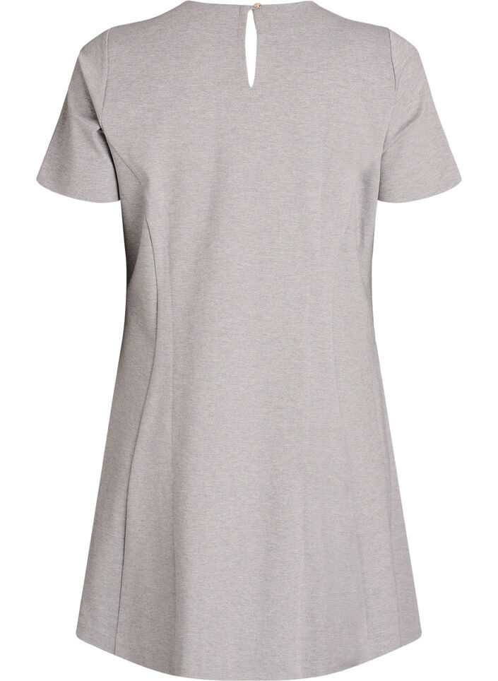 Kurzes A-Linien Kleid aus Jersey, Grau, Packshot image number 1
