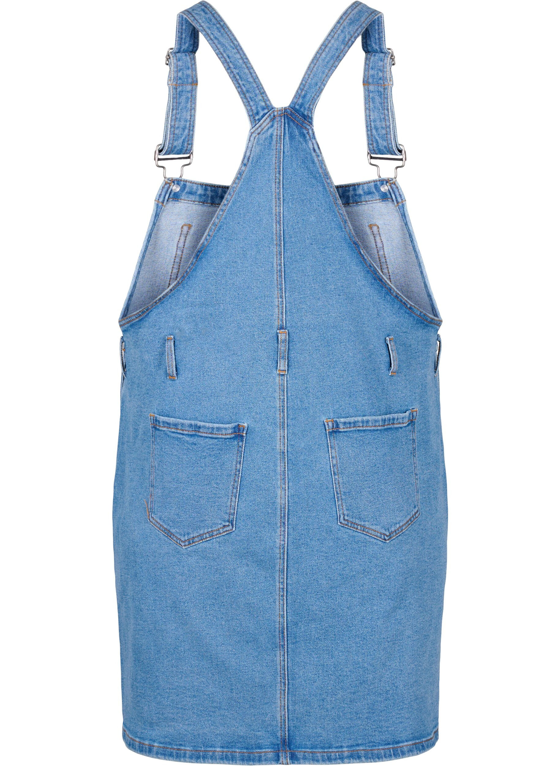 ZizziDenim Dungarees Kleid, Blau, Packshot image number 1