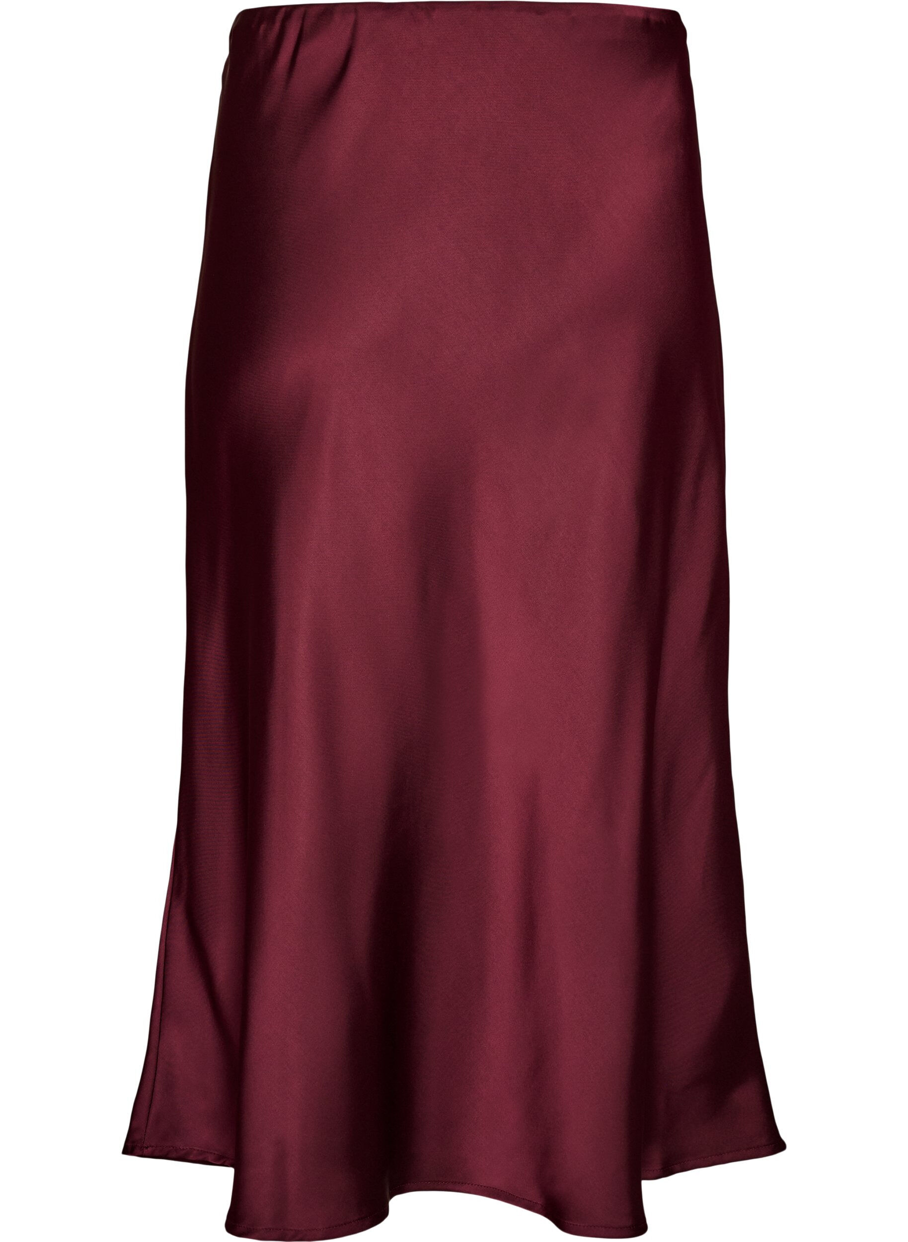 ZizziMidirock aus Satin, Rot, Packshot image number 1