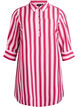 Kleid mit Kragen und Brusttasche, Pink, Packshot image number 0