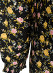 Gemustertes Kleid aus Viskose mit langen &Auml;rmeln, Schwarz, Packshot image number 3