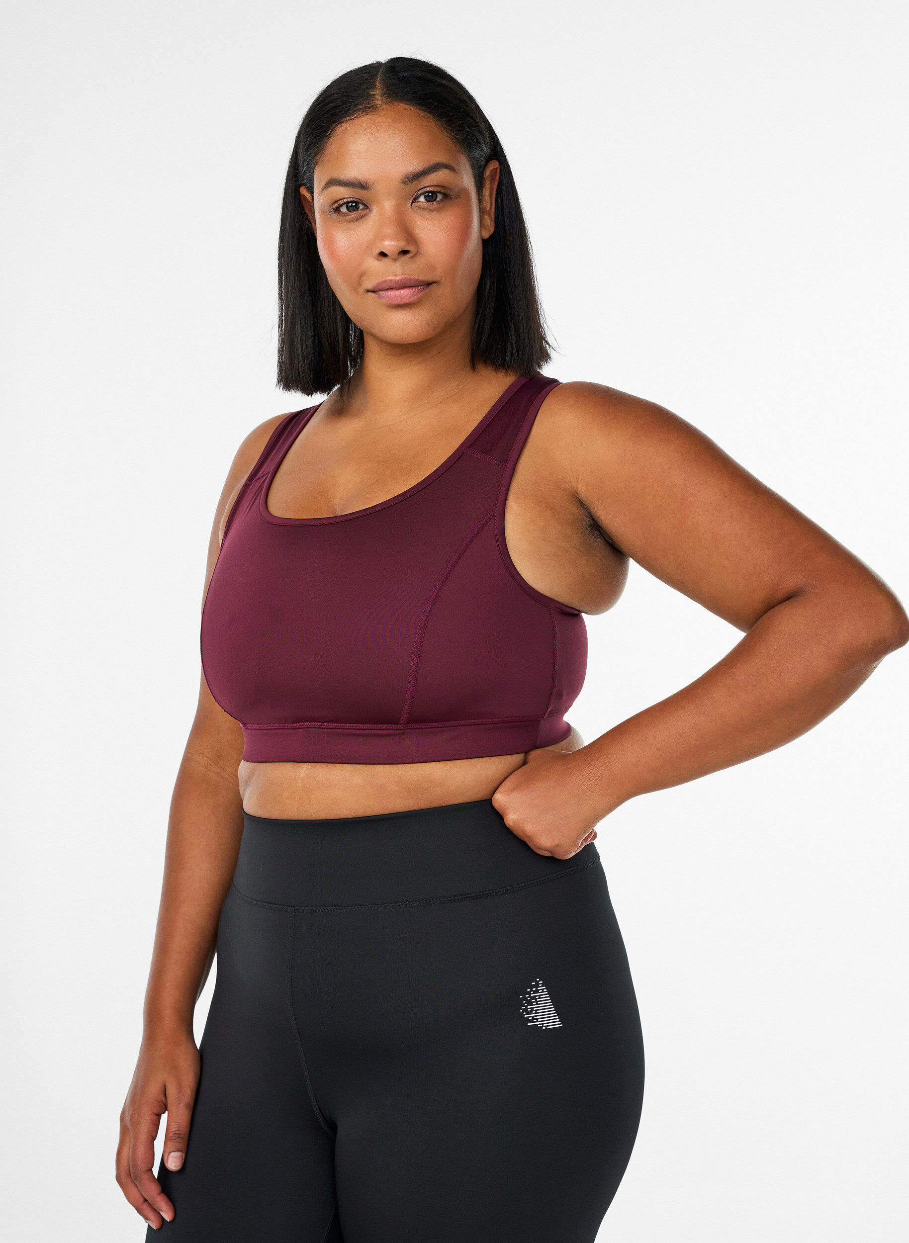 ZizziSport-BH mit Racerback, Rot, Model image number 0