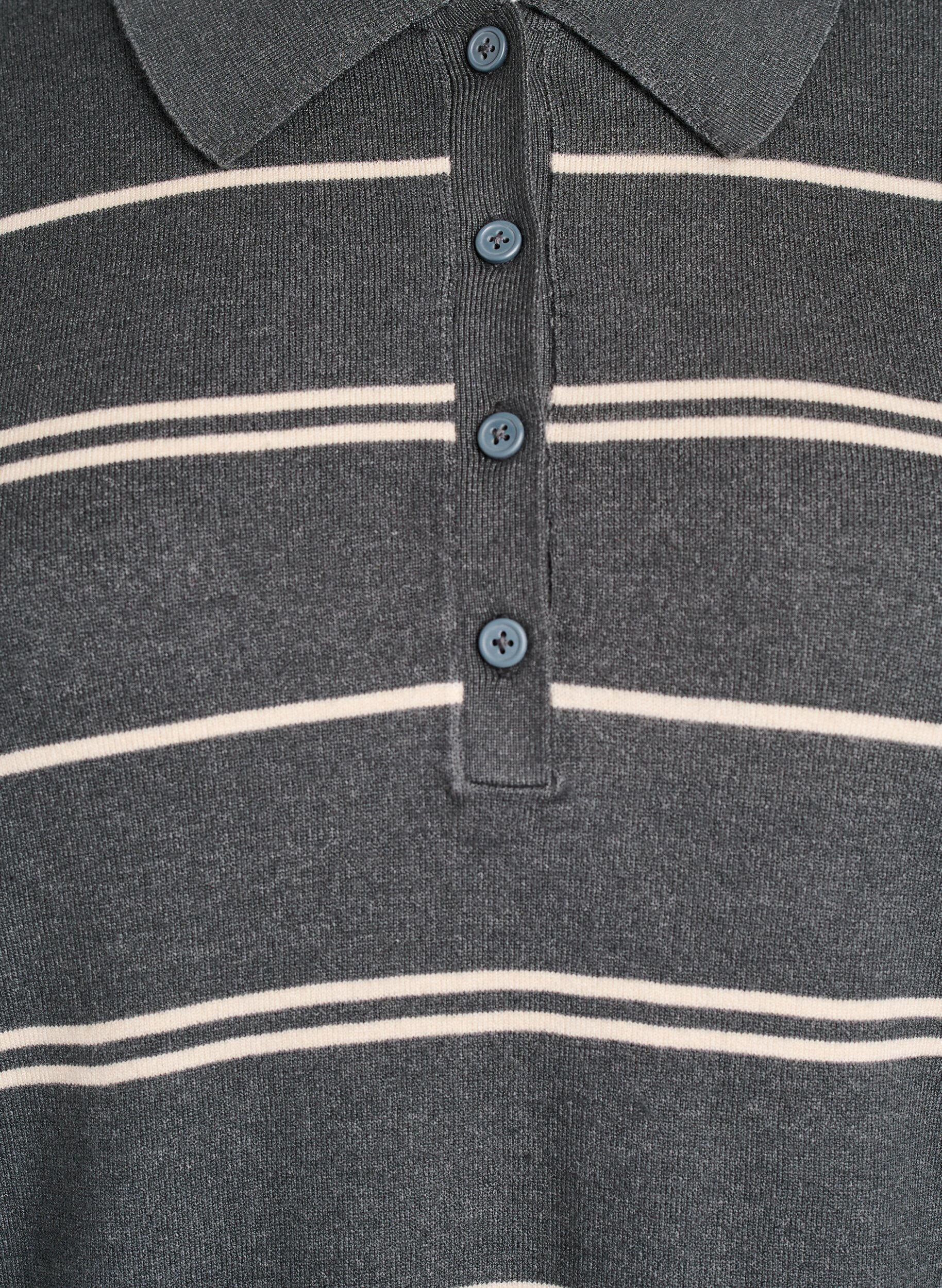 ZizziStrickbluse mit Kragen, Gr&uuml;n, Packshot image number 2