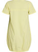 Kurzarm Kleid aus Baumwolle, Gelb, Packshot image number 1