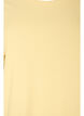 Bluse aus geripptem Jersey mit kurzen &Auml;rmeln, Gelb, Packshot image number 2