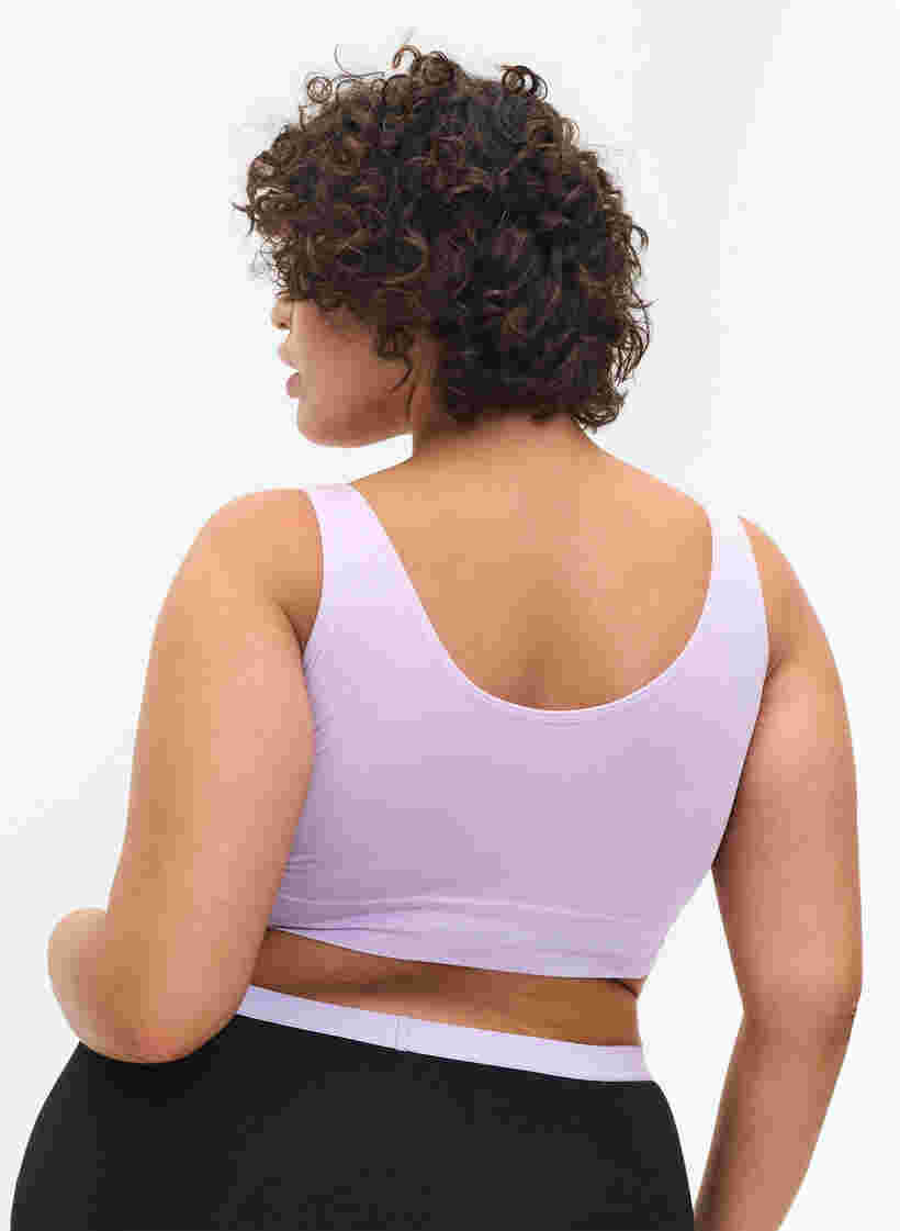 Seamless BH mit Stretch, Pastel Lilac, Model image number 1