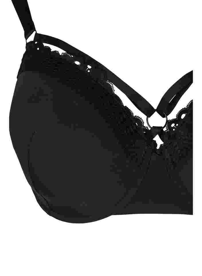 Alma BH mit Spitze, Black, Packshot image number 2