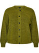 Rippenstrick Strickjacke mit Kn&ouml;pfen, Gr&uuml;n, Packshot image number 0