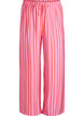 Gestreifte Hose mit hoher Taille und weiten Beinen, Pink, Packshot image number 0