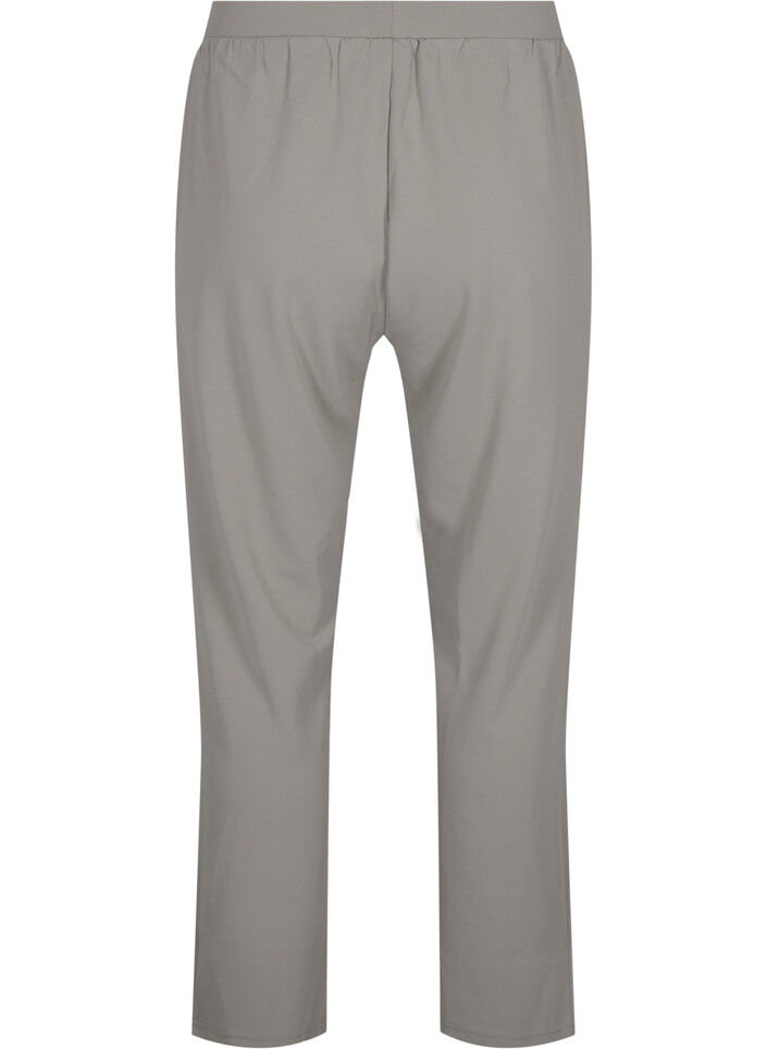 Hose mit gerader Passform, Beige, Packshot image number 1