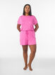 Pyjamashorts aus Viskosejersey mit Allover-Print, Pink, Model image number 1