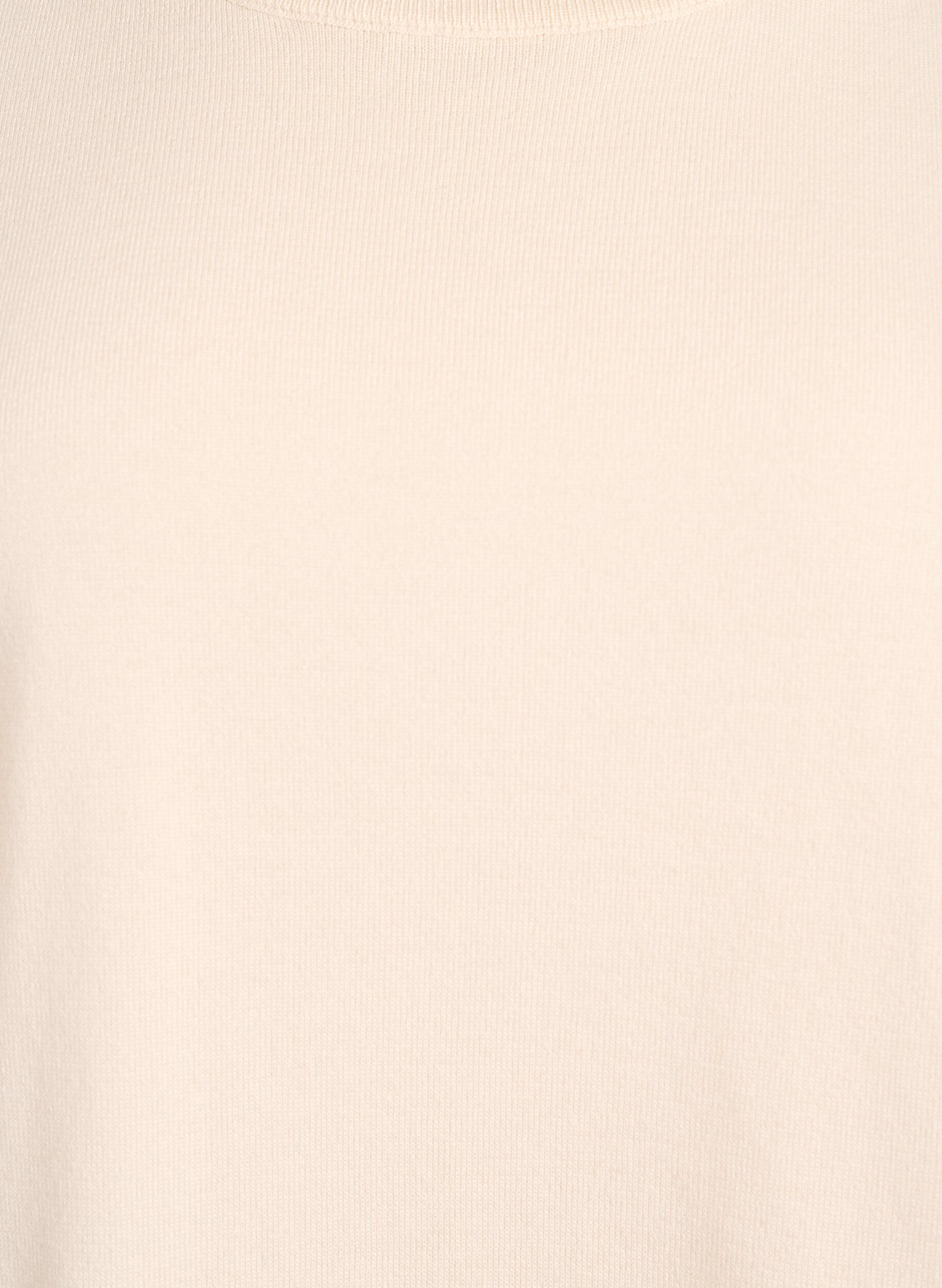 ZizziFein gestrickte Bluse mit kurzen &Auml;rmeln, Beige, Packshot image number 2