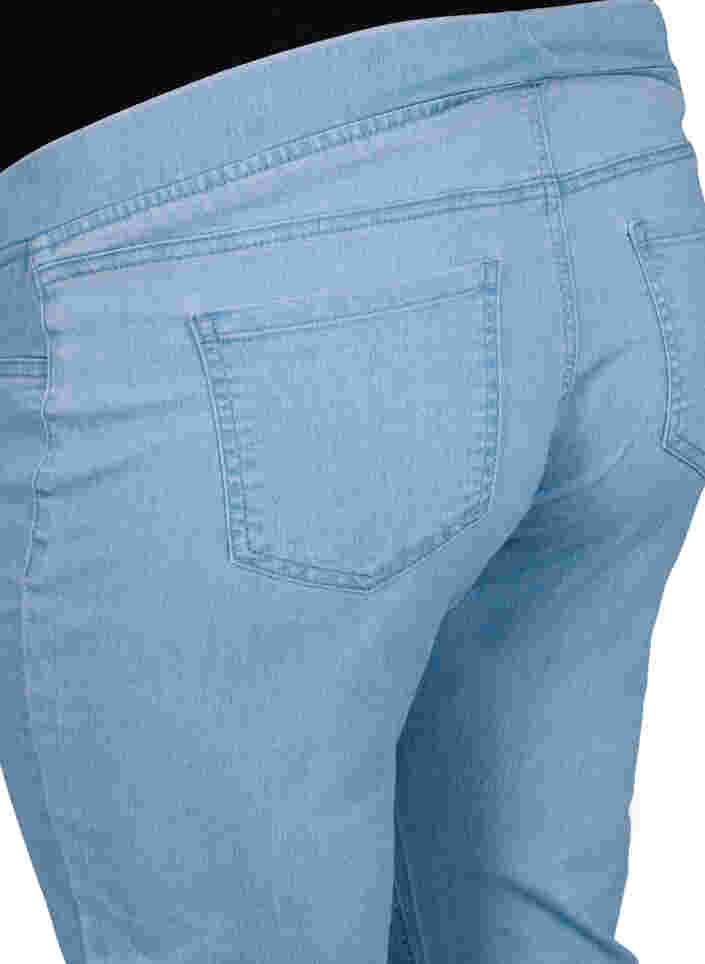 Schwangerschafts-Jeggings mit Taschen hinten, Light blue, Packshot image number 3