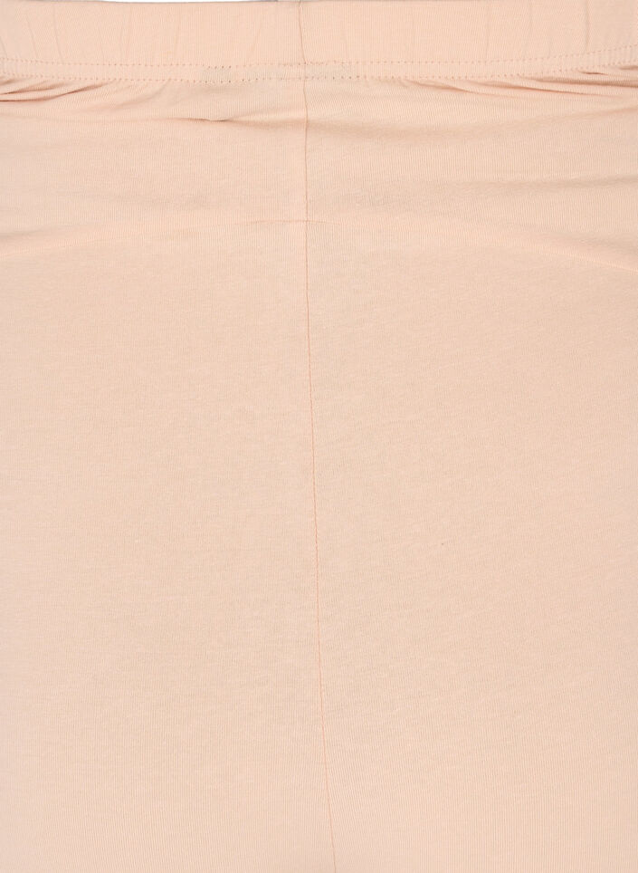 Eng anliegende Umstandsshorts aus Baumwolle, Beige, Packshot image number 3