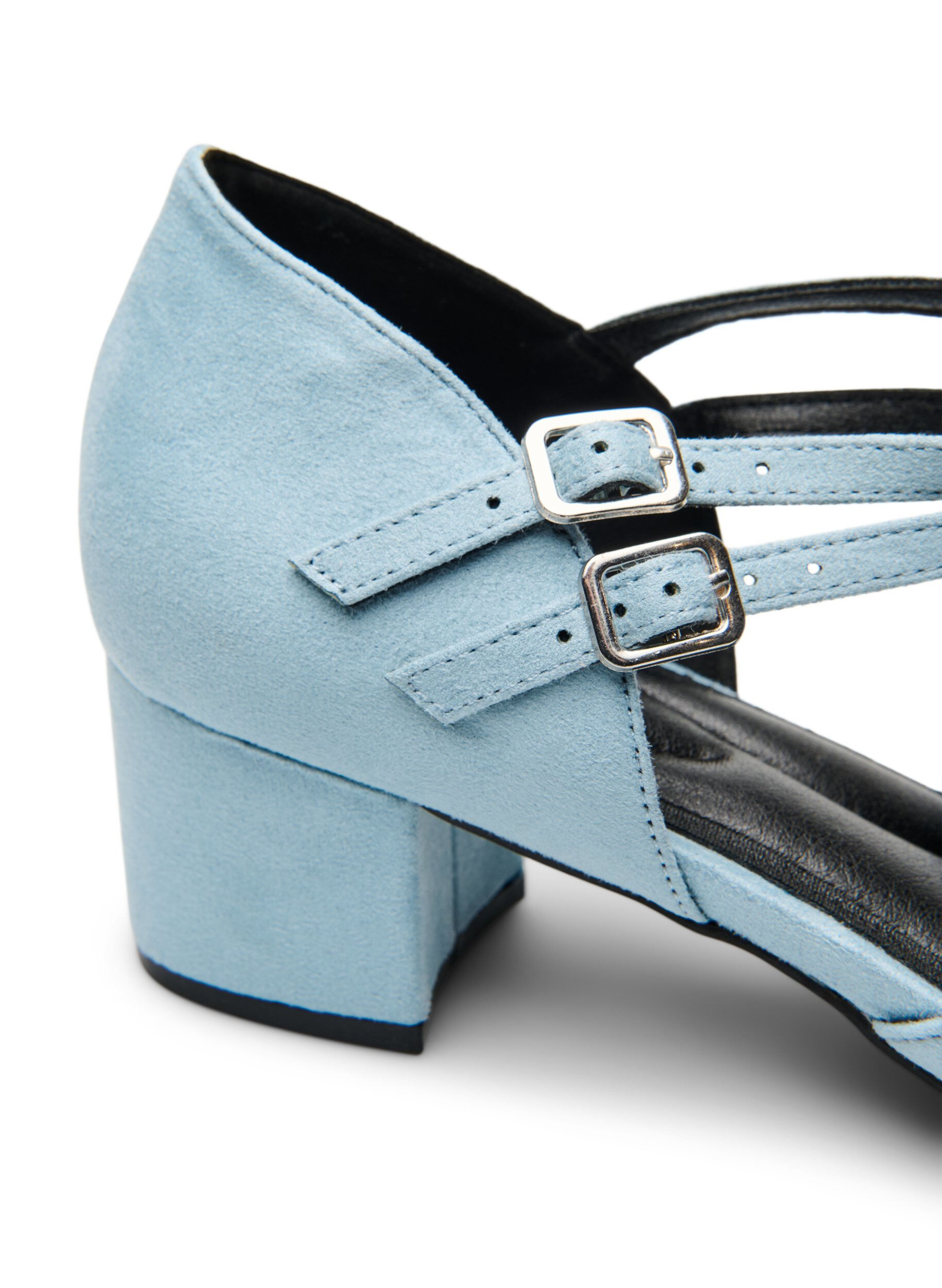 ZizziPumps mit doppelten Riemen, Blau, Packshot image number 4