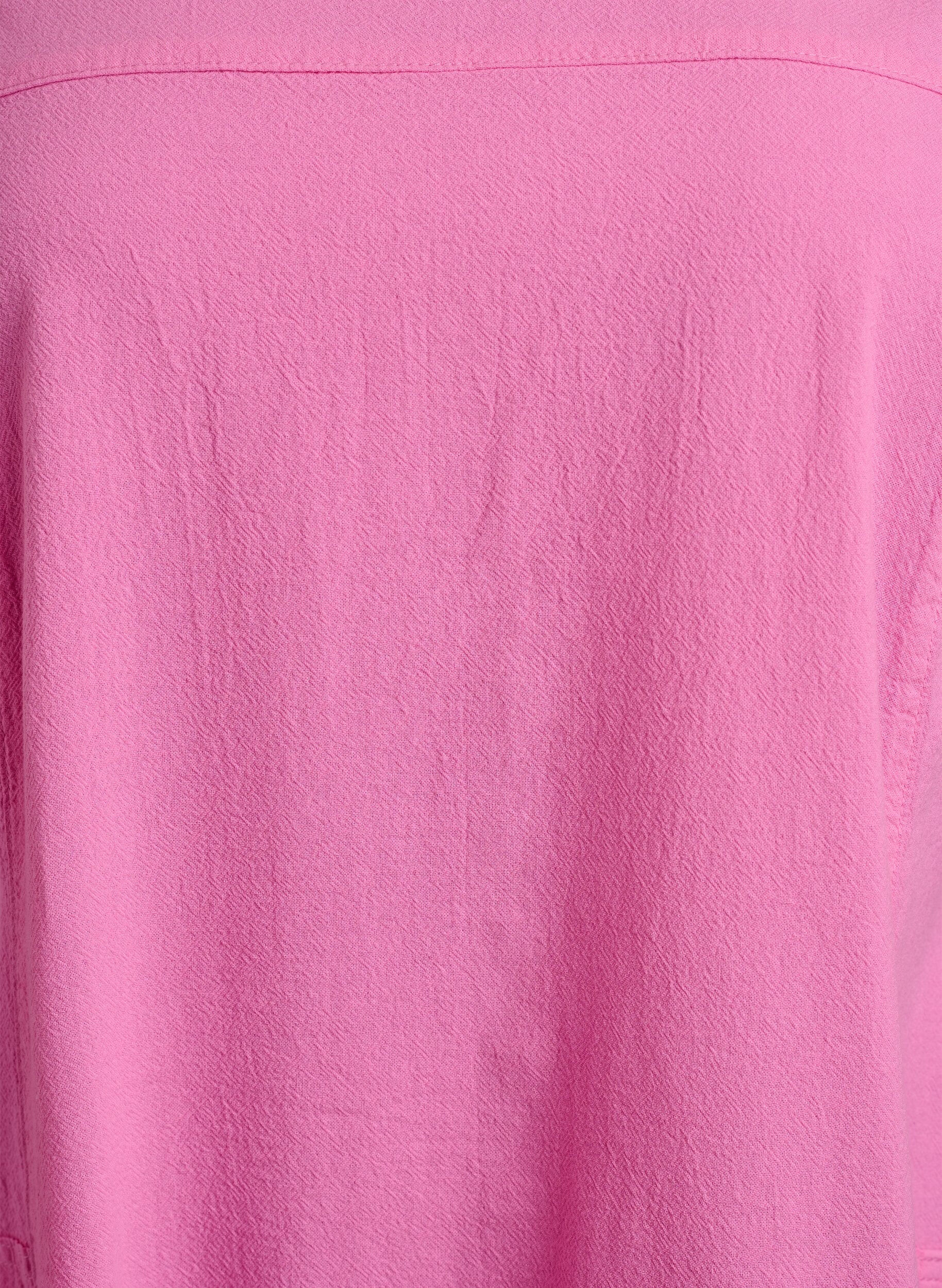 ZizziBaumwollkleid mit kurzen &Auml;rmeln, Pink, Packshot image number 2