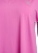 Lockeres Trainingsshirt mit V-Ausschnitt, Pink, Packshot image number 2