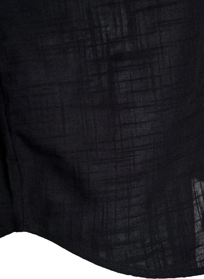 Lockere Bluse mit angeschnittenen &Auml;rmeln, Schwarz, Packshot image number 3