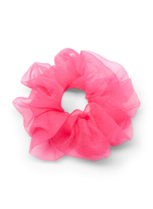 Scrunchie mit Blumenprint, Pink, Packshot image number 0
