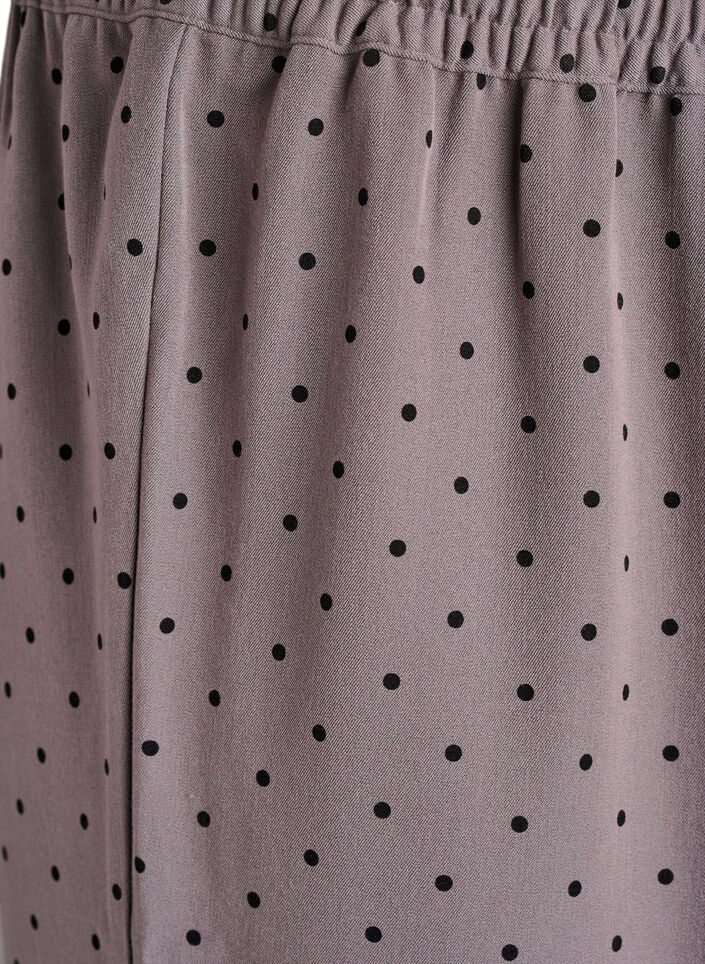 Wide-Leg-Hose mit hoher Taille, Grau, Packshot image number 2