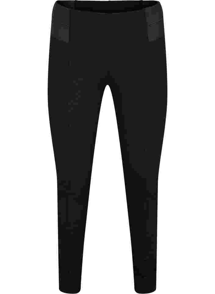 Leggings mit breitem Gummibund an der Taille, Black, Packshot image number 0