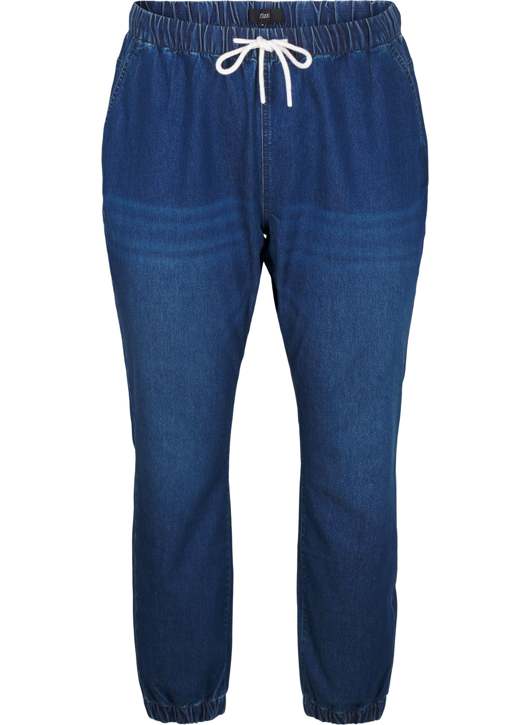 Jeans-Jogginghose mit Taschen