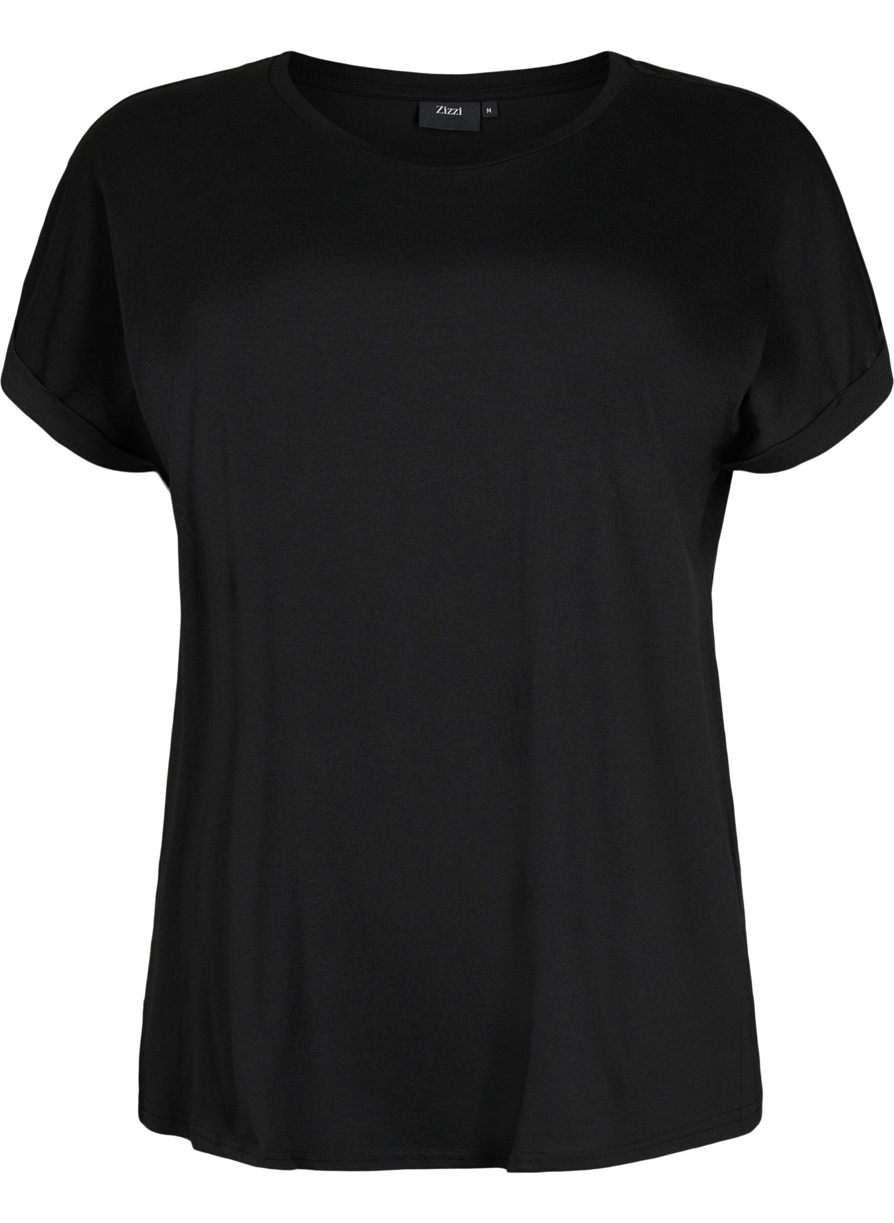 ZizziZwei-Pack T-Shirts mit kurzen &Auml;rmeln, Blau, Packshot image number 3