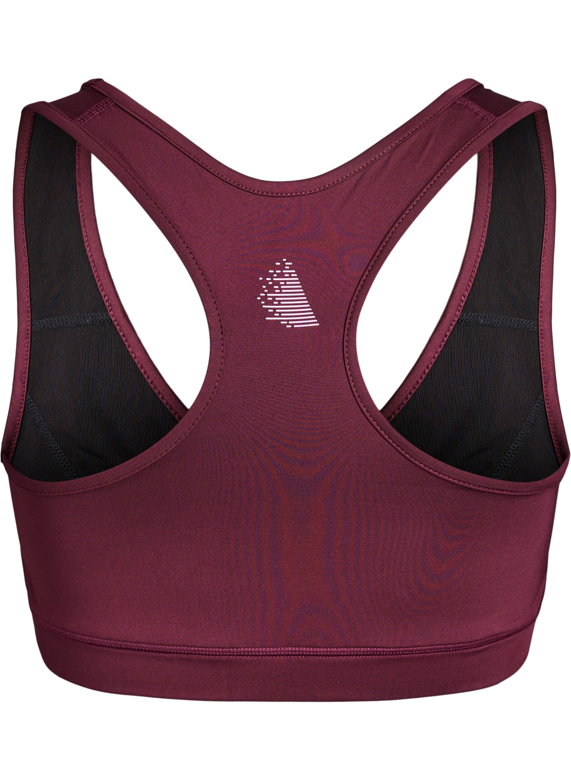 ZizziSport-BH mit Racerback, Rot, Packshot image number 1