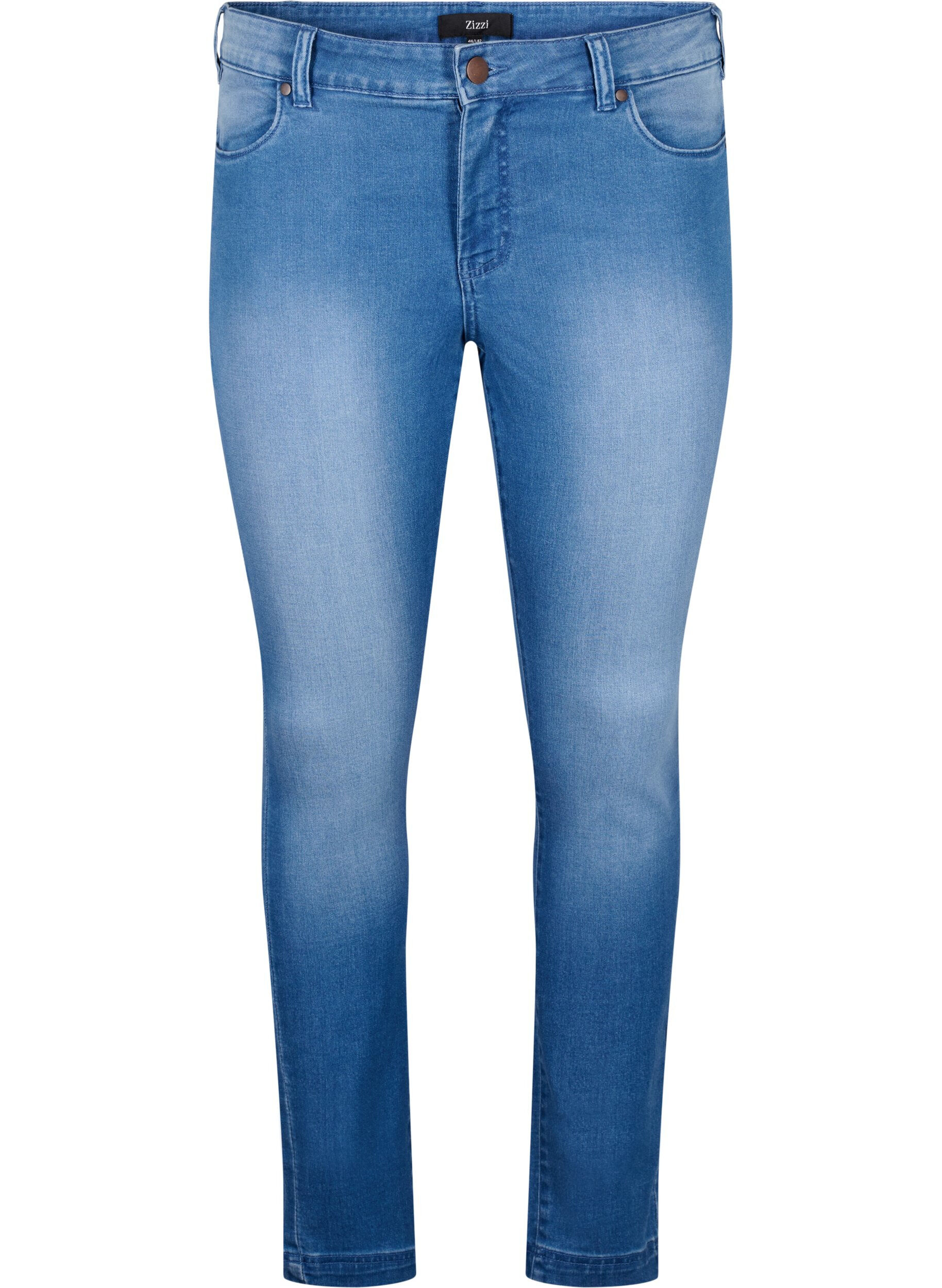 ZizziViona Jeans mit normaler Taille, Blau, Packshot image number 0