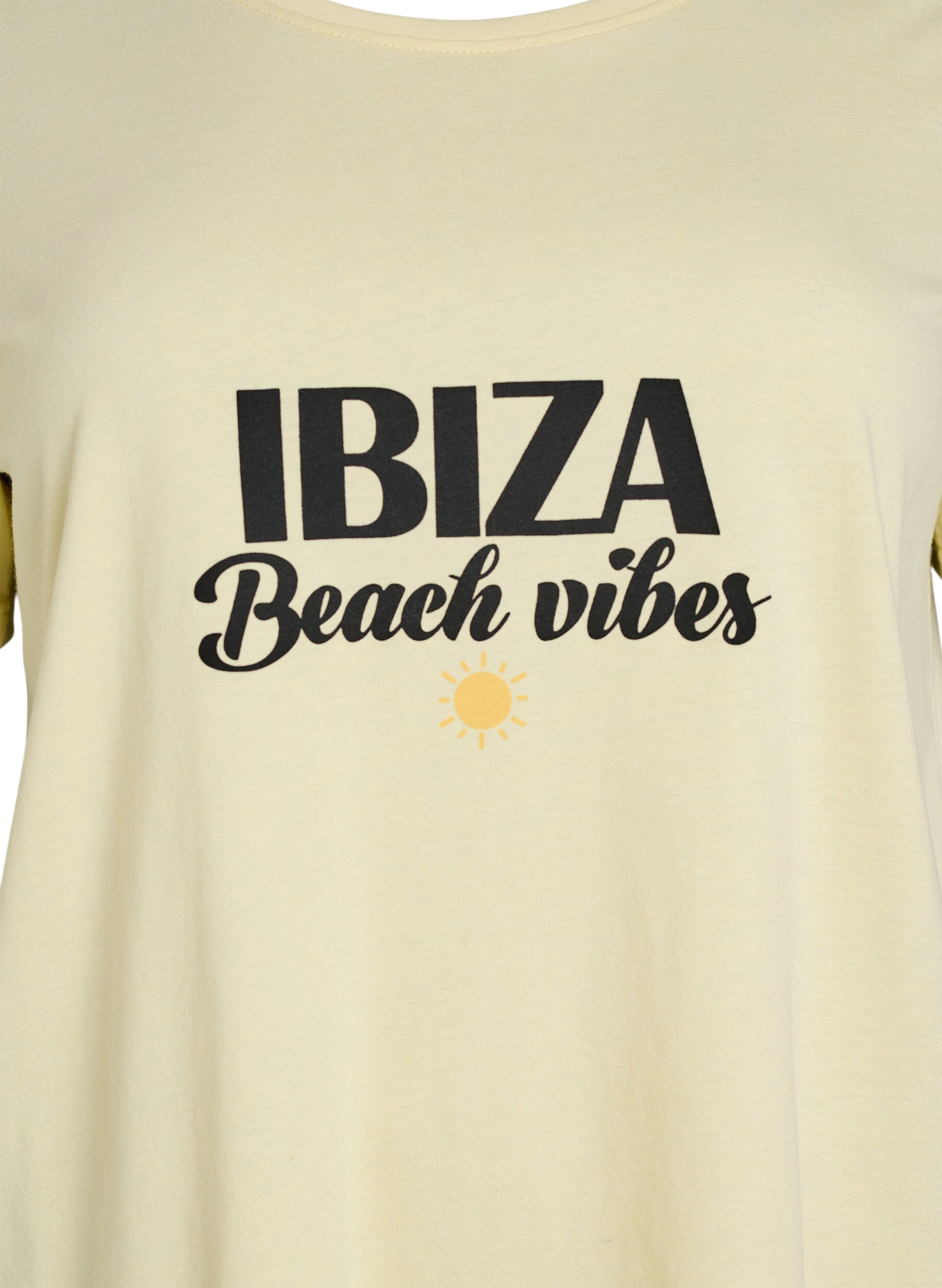 ZizziT-Shirt mit Print, Gelb, Packshot image number 2