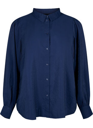 Bluse aus TENCEL™ Modal, Navy Blazer, Packshot image number 0