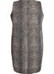 Kurzes ärmelloses Jeanskleid mit Leopardenmuster, Braun, Packshot image number 1