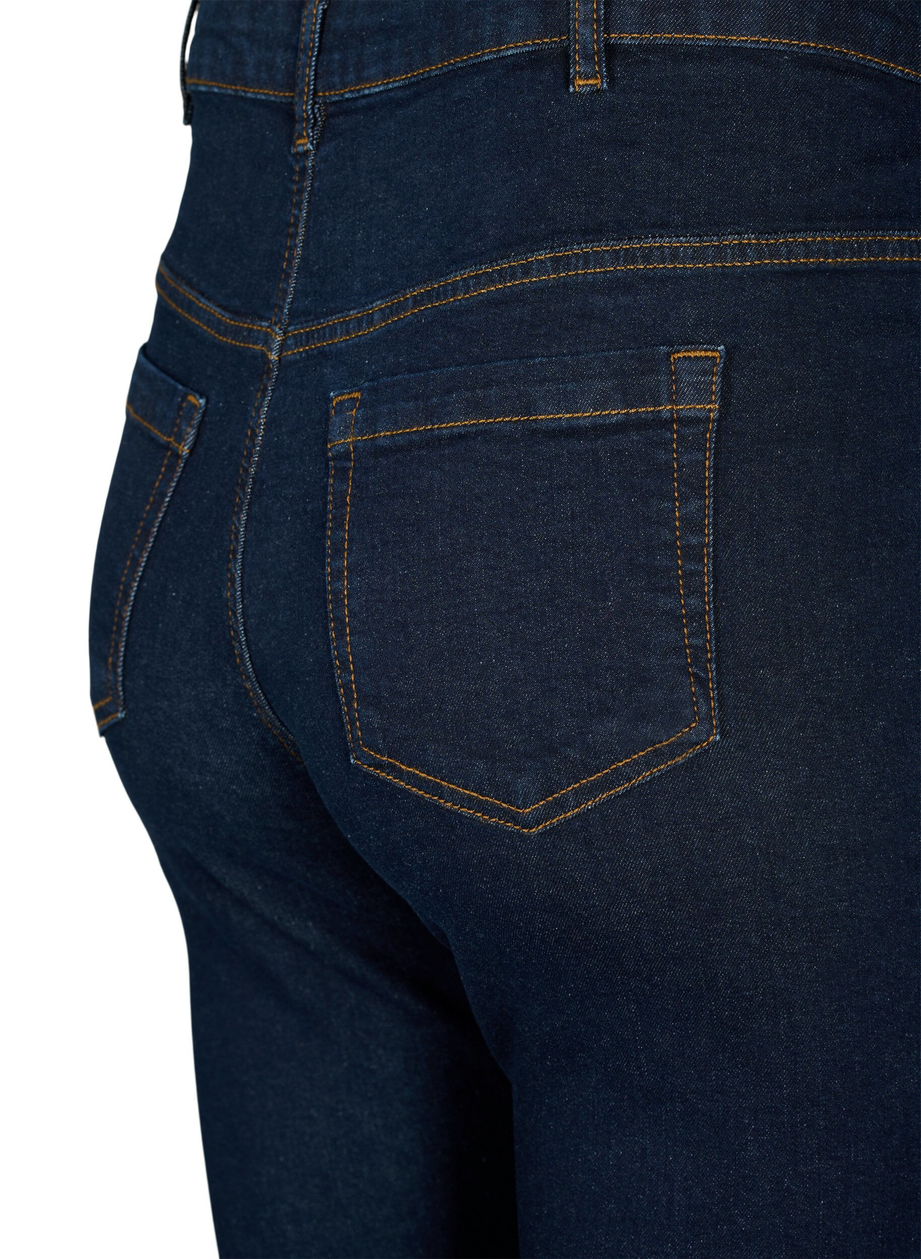ZizziEllen Bootcut-Jeans mit hoher Taille, Blau, Packshot image number 3