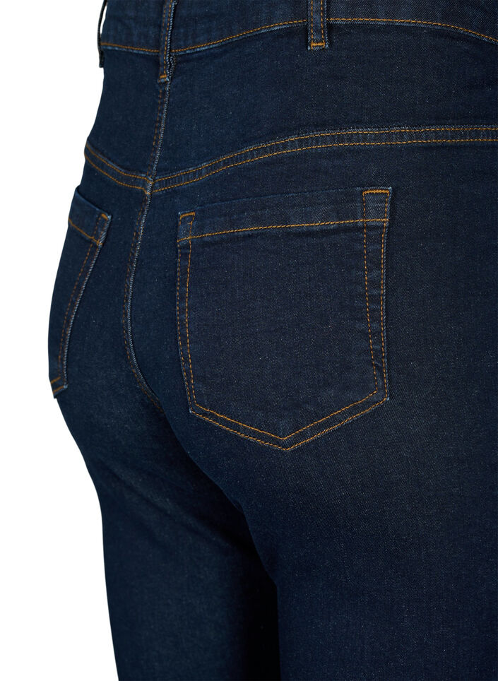 Ellen Bootcut-Jeans mit hoher Taille, Blau, Packshot image number 3